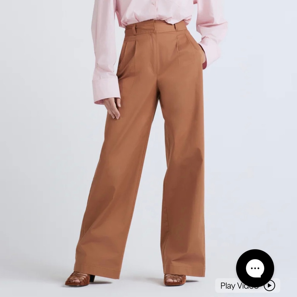 Derek Lam 10 Crosby Baxter Wide Leg Pants